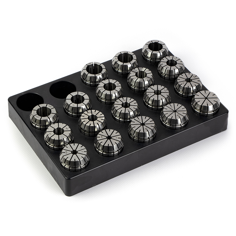 ER32 Collet Kit, clamping range ø3 - 20 mm, 18 pcs, Runout 0.005 mm
