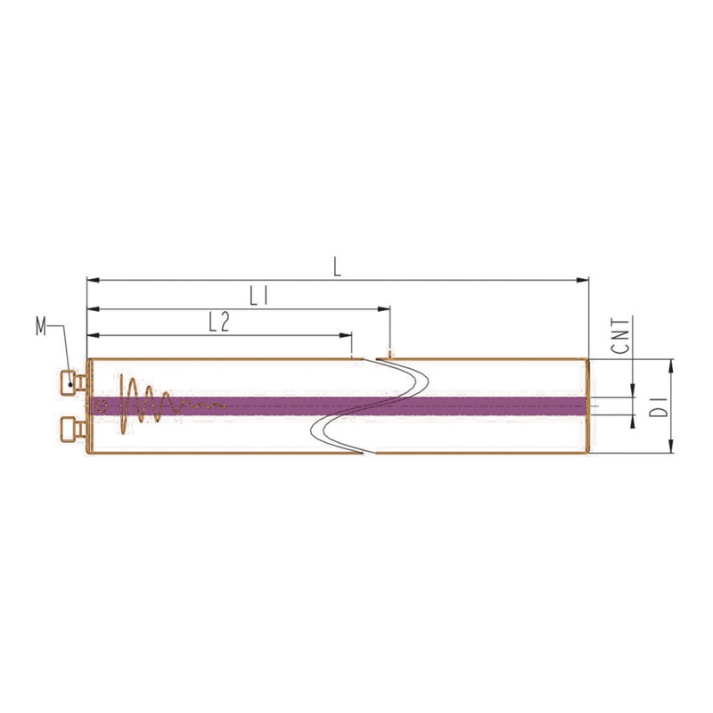 2" Dia. Anti-Vibration Boring Bar, 7xD Overhang