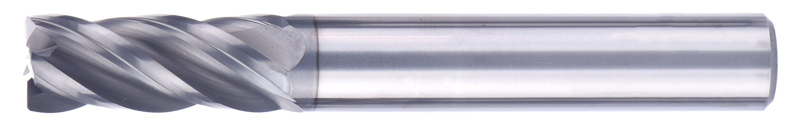 18 mm, 1 mm Chamfer Carbide End Mill, 4 Flutes, Radius, Standard length, For P, M, K materials, AlCrN coated, Helix angle 35 degree / 38 degree, LOC 40 mm