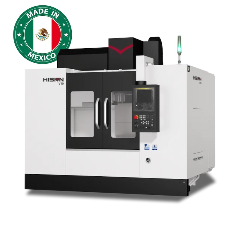 Hision V10, made in MX, 39" x 24" (1000 x 600mm) CNC Vertical Machining Center