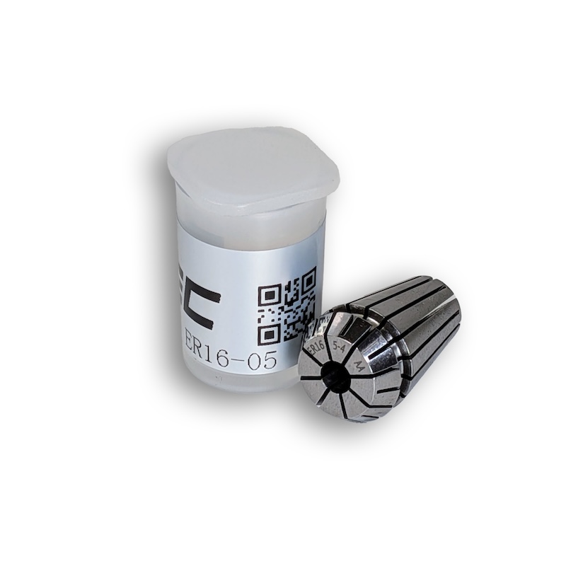 5 mm ER16 Collet, clamping range 5 - 4 mm, Runout 0.01 mm