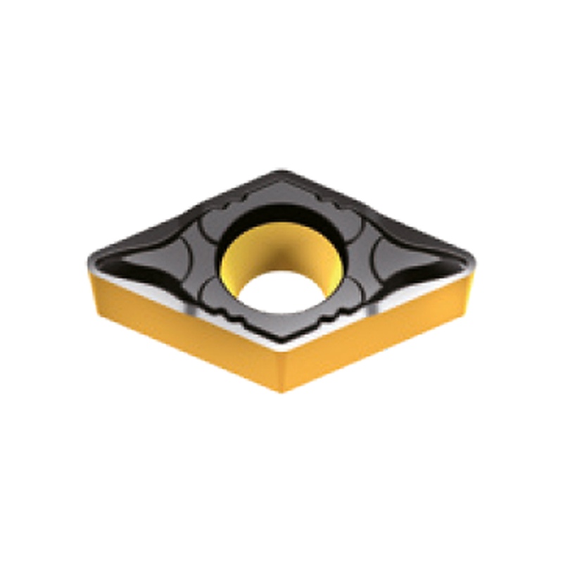 DCMT 32.51 Carbide (CVD) Turning Insert, HW2 Finish Chip Breaker, EC265H Grade, for P Materials