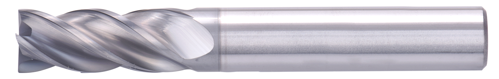 20 mm, Weldon Shank Carbide End Mill, 4 Flutes, Chamfering, Standard length