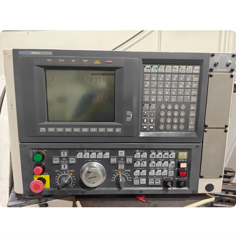 Okuma Crown 762S-BB, year 2002, SN 1911