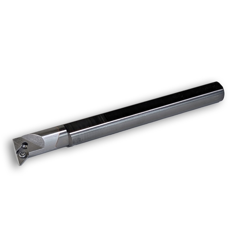 1/2" Dia. Mini Solid Carbide Boring Bar, DCMT 21.51, Right Hand