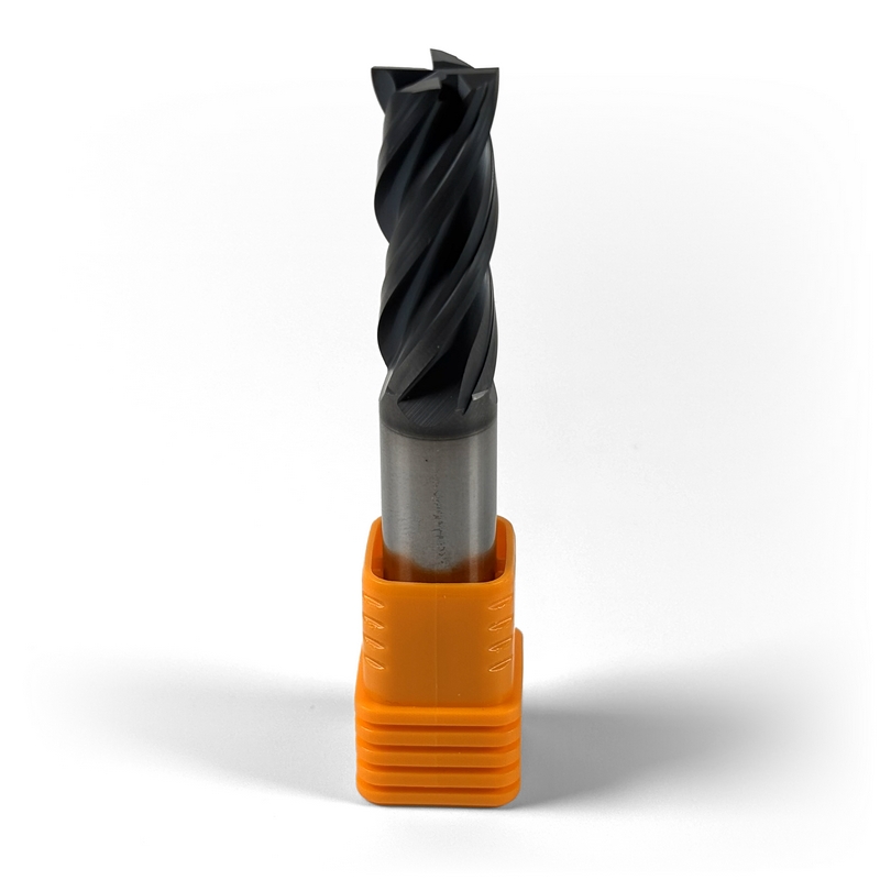 12 mm Carbide End Mill, 4 Flutes, Flat, Standard length, For P, M, K materials, AlCrN coated, LOC 30 mm