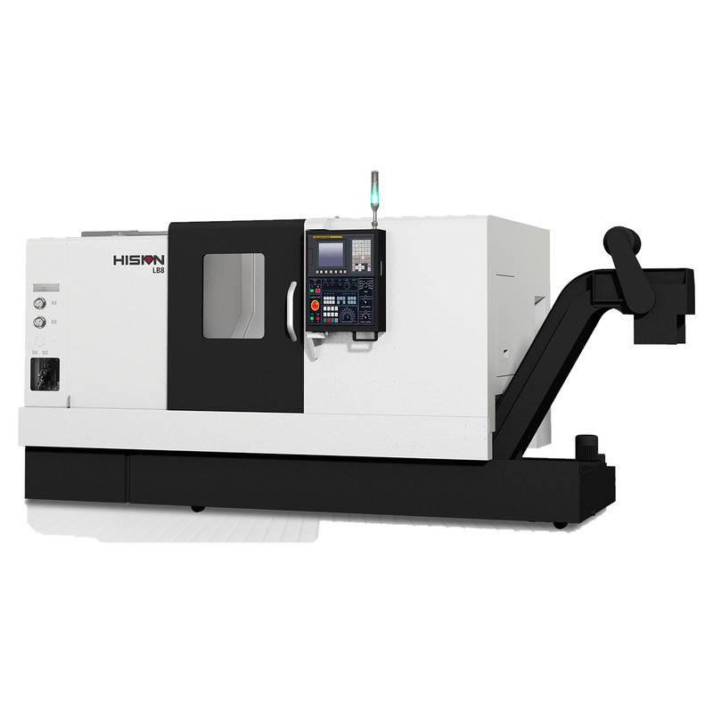 Hision LB10 Box Way CNC Lathe, 10-12" Chuck