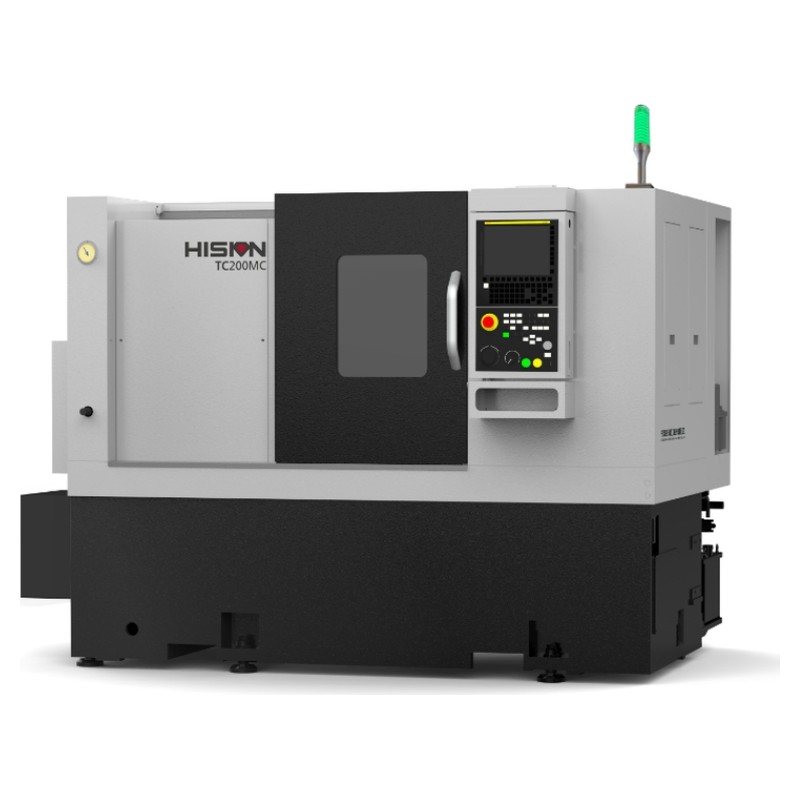 Hision L8M Live Tooling CNC Lathe, 8-10" Chuck