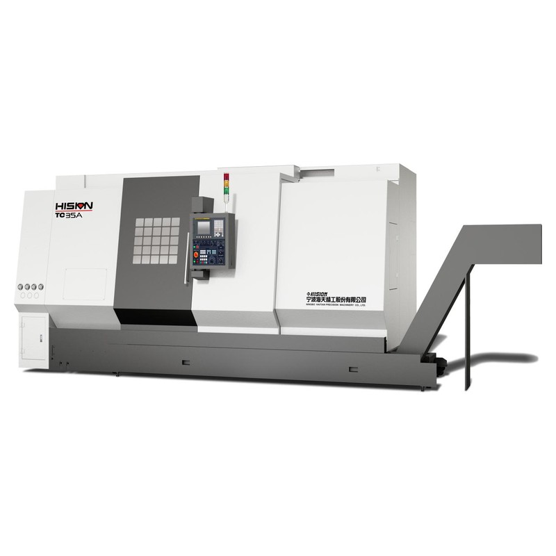 Hision LB12 Box Way CNC Lathe, 12-15" Chuck