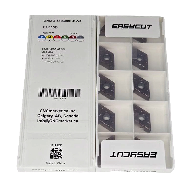 DNMG 432 Carbide (PVD) Turning Insert, DW3, EH515D Grade, for M Materials
