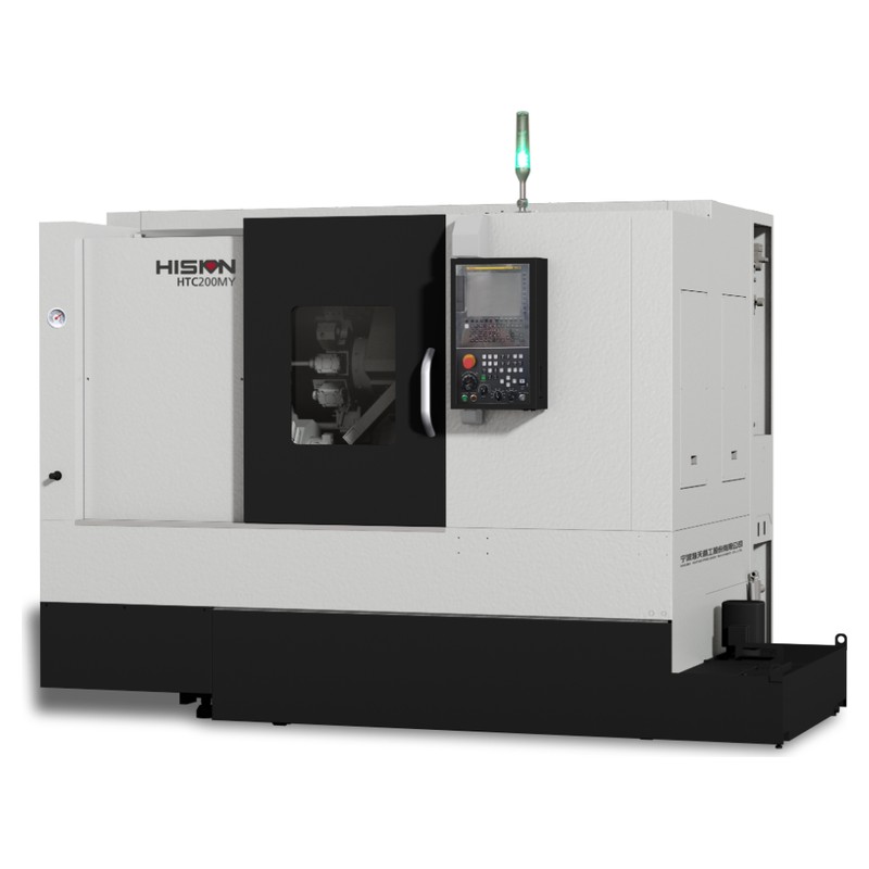 Hision LH8Y Y-Axis CNC Lathe, 8-10" Chuck