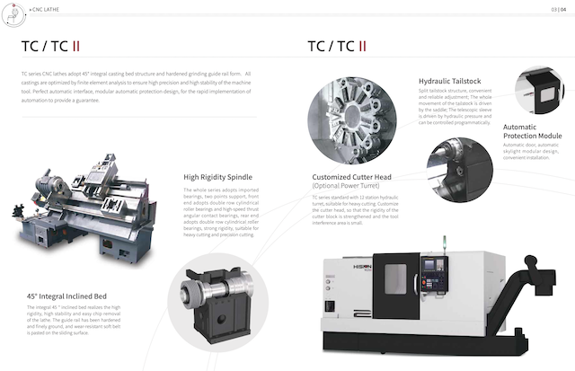 Lathe Catalog Hision (Haitian Precision Machinery Co)